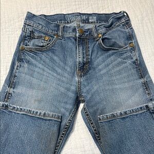 Wrangler Men's Blue Slim Boot Jeans